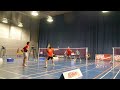 ashaway s andy wainwright in action at bucs badminton nationals 2015