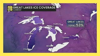 Frozen Great Lakes: Extreme Cold Aids in Ice Expansion | #greatlakes