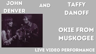 John Denver & Taffy Danoff - Okie From Muskogee 1973 Live Performance