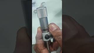How to set zero for outside micrometer