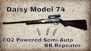 Daisy Model 74 CO2 Powered Semi-Auto BB Gun (Plinking Repeater)