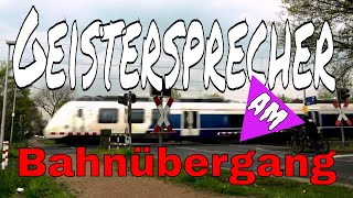 Bahnübergang Reckenfeld 2021 mit dem Geistersprecher