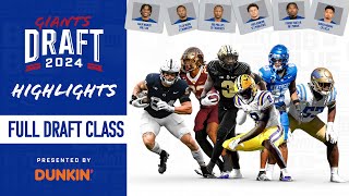 Every Pick, Every Highlight from the Giants' 2024 Draft Class | New York Giants