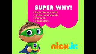 Super Why! Nick Jr Curriculum Board (2012-2013 Fanmade)