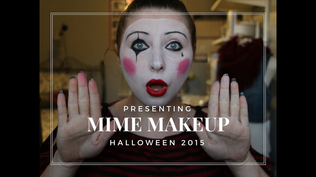 Halloween Simple Mime Makeup Youtube