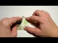 money sakura origami flower dollar tutorial diy folded no glue