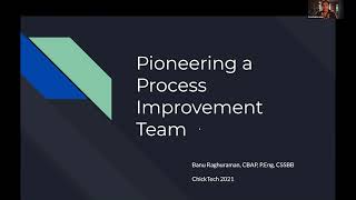 Pioneering a Process Improvement Team | ACT-W