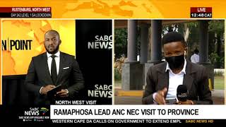 ANC Politics | Ramaphosa calls for unity during NEC visit to the North West Province