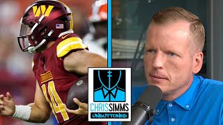 Commanders QB Sam Howell 'looked the part, and then some' | Chris Simms Unbuttoned | NFL on NBC