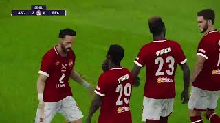 الاهلي وبيراميدز في الدوري المصري لعبة l pes 2022 الاهلي مباشر