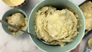 3 Ingredient Pistachio Ice Cream | No Churn | Vegan | No machine