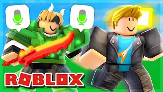 The FUNNIEST Matches in VOICE CHAT! Roblox Bedwars