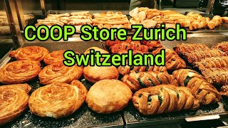 COOP \u0026 MIGROS Departmental Store Tour Zurich Switzerland 🇨🇭Grocery \u0026 Meat Shopping @ Coop Zurich HB