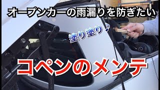 【オープンカーのお手軽メンテ】コペンのゴム製パーツを保護しよう！/整備/DIY