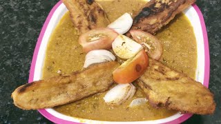 କଦଳୀ ର ତରକାରୀ ପୁରା ମାଛପରି, veg fish curry, Raw banana recipe