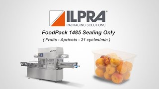 ILPRA In Line Traysealer - Fruit (Apricots) packaging- Foodpack 1485