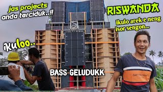 CAK WAN TAU KEBERADAANNYA (jas projects)‼️ Riswanda mengeluarkan bass geludukk