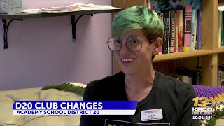 Academy School District 20 tightens criteria for student clubs to gather