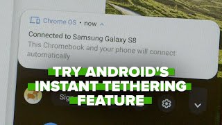 Try Android's Instant Tethering feature