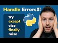 Exception Handling in Python | try/except/else/finally in Python