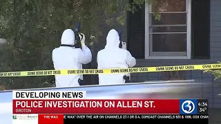 Police investigation taking place in Groton