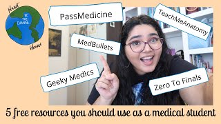 Five free resources you should use as a medical student!! (NOT sponsored)