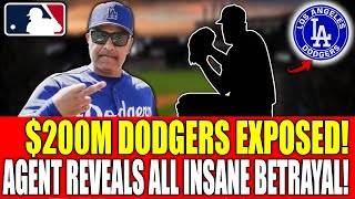 🚨MASSIVE TRADE COLLAPSE: DODGERS’ $200M DEAL EXPOSED — AGENT REVEALS SHOCKING BETRAYAL 😱💣