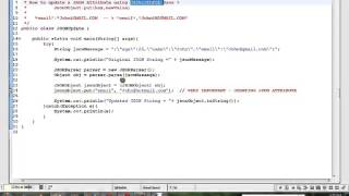 HOW TO UPDATE A JSON ATTRIBUTE USING JSON SIMPLE JAVA