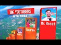 Biggest Youtuber In The World || 3D Compare || MrBeast, Sourav Joshi Vlogs, Carryminati, Zach King