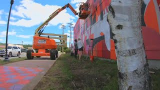 Collaborative mural project underway in Bethel