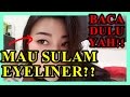 Pengalaman Pribadi Sulam Eyeliner, Model sulam Eyeliner Korea, Hasil Sulam Eyeliner