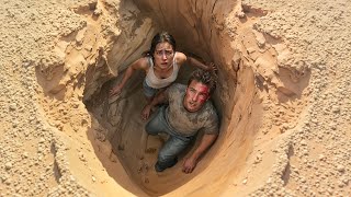 A Couple Got Stuck in a Deep Ditch and Unable to Escape Due to the Presence of Zombies | Movie Recap