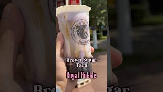 Brown Sugar Taro - Tu l-ai încercat? 🧐 #royalbubble #bubbletea #taro