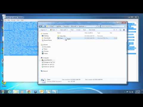 Adding HTML Signatures to Outlook 2010 Adding HTML Signatures to Outlook 2010