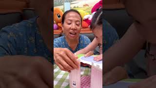 小可爱DIY了秘密花园！超级好看！【马奶奶有乖孙女】 #funny #搞笑 #cute #玩具 #shorts#親子互動 #萌娃