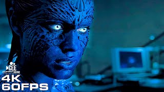 X-Men 2 X2 Mystique Obtains Data Plans Remastered By AI In 4K 60FPS Denoised Ultra HD