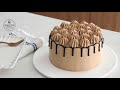 Eggless Soft Moist Mocha Cake | Stable Mocha Cream Frosting