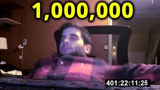 Guy Counts To 1 Million In One Take! (World Record)