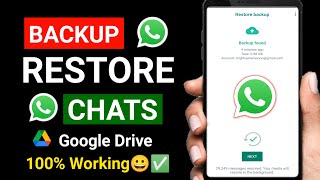 How to Restore WhatsApp Messages From Google Drive | how to restore whatsapp messages on android