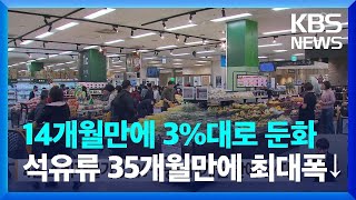 4월 소비자물가 3.7% 상승…14개월 만에 3%대 / KBS  2023.05.02.