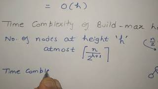 Heap Sort time complexity