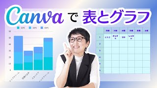 まさかの、もはやExelいらず！？Canvaで表とグラフの作り方