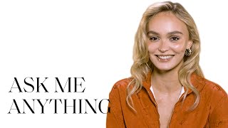 Lily-Rose Depp's Favorite French Phrase, Her Style Icons & Celebrity Crush | Ask Me Anything | ELLE