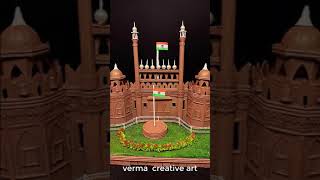 model of red fort delhi || #shorts