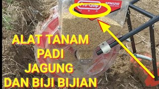 Alat tanam padi,alat tanam jagung alat tanam biji bijian tinggal dorong murah mudah praktis