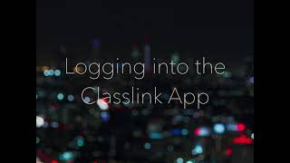 Logging into Classlink for EPISD on a mobile device