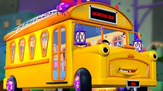 Halloween Wheels On The Bus Go Round And Round + More Kids Rhymes & Songs