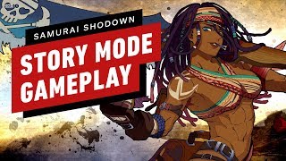 8 Minutes of Samurai Shodown's Story Mode (No Sword Darli Gameplay)