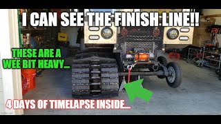 Rusty the Spryte build part 93 (track building finale and installation, 4 days of footage)