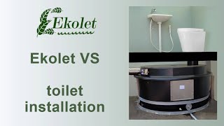 Ekolet VS toilet installation video